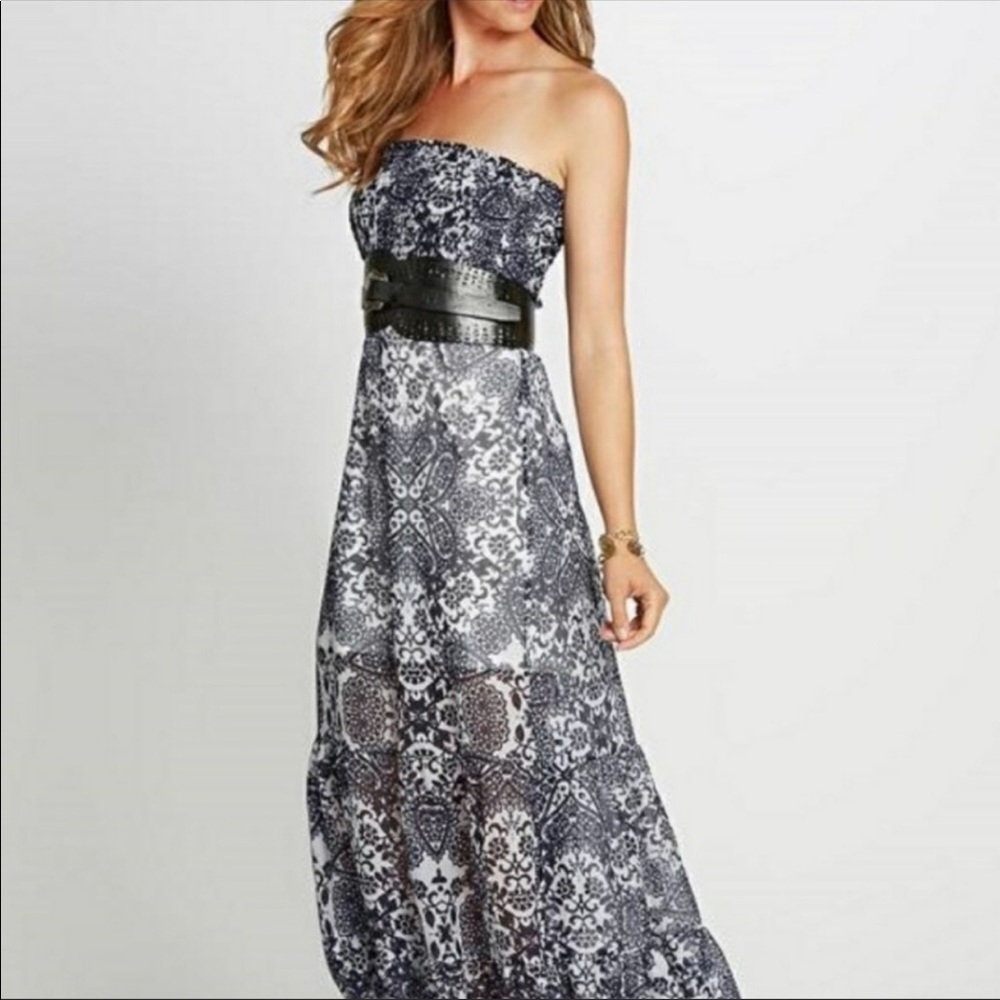GUESS Silk Moroccan Tube Dress Size XS